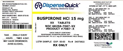Ndc 68258-7087-xx (Ndc 68258 7087 Xx      Patheon)
